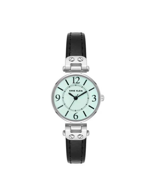 Best Sale Anne Klein Essential Leather Strap Watch