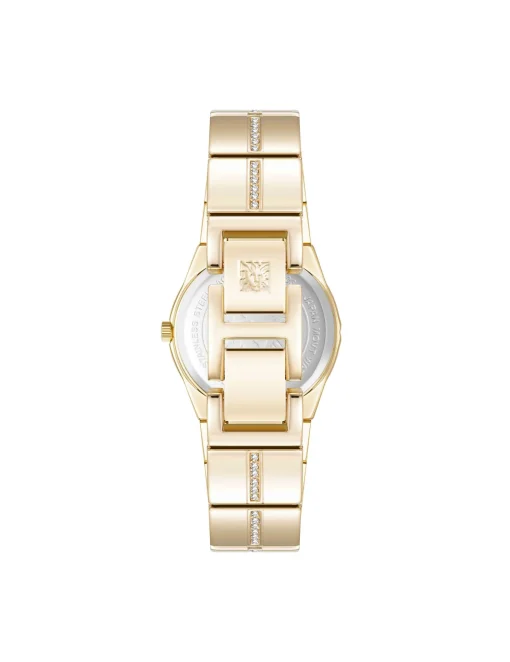 Flash Sale Anne Klein Faceted Crystal Bezel Watch