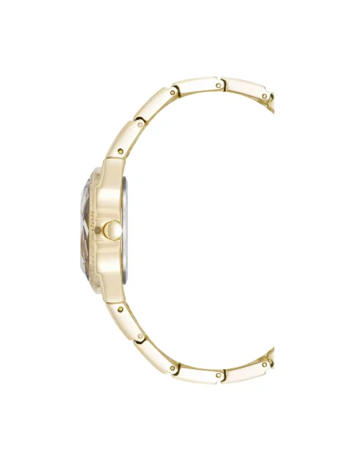 Flash Sale Anne Klein Faceted Crystal Bezel Watch