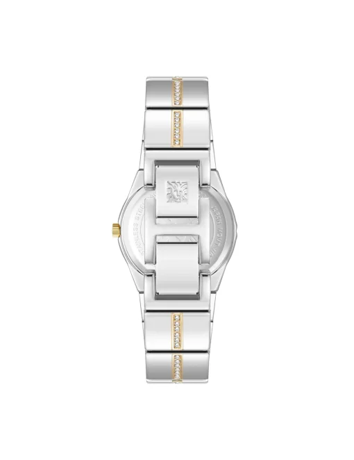 Flash Sale Anne Klein Faceted Crystal Bezel Watch