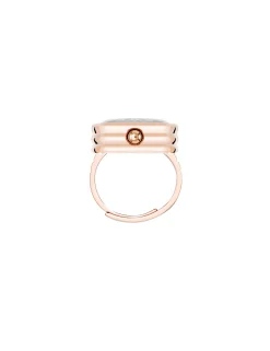 Cheap Anne Klein Faceted Crystal Ring Watch