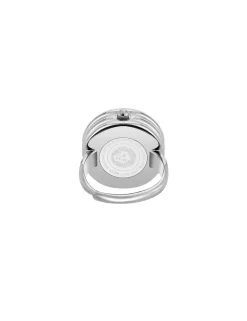 Cheap Anne Klein Faceted Crystal Ring Watch