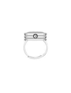 Cheap Anne Klein Faceted Crystal Ring Watch