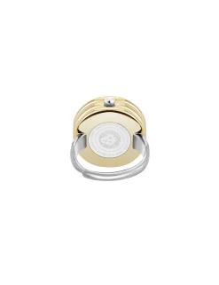 Cheap Anne Klein Faceted Crystal Ring Watch