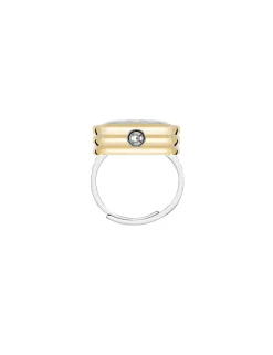 Cheap Anne Klein Faceted Crystal Ring Watch