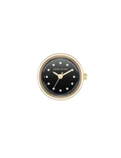 Cheap Anne Klein Faceted Crystal Ring Watch