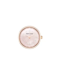 Cheap Anne Klein Faceted Crystal Ring Watch