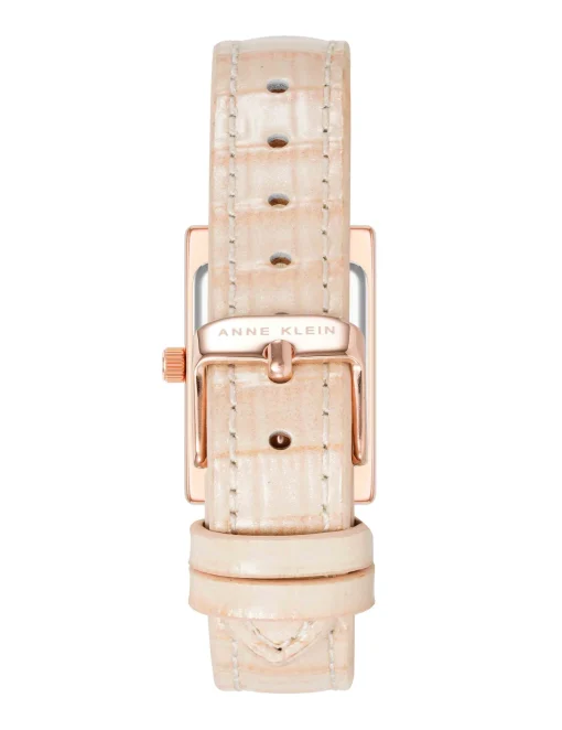 Best Anne Klein Faceted Rectangular Case Watch