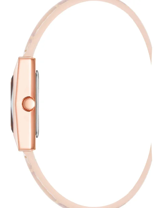 Best Anne Klein Faceted Rectangular Case Watch