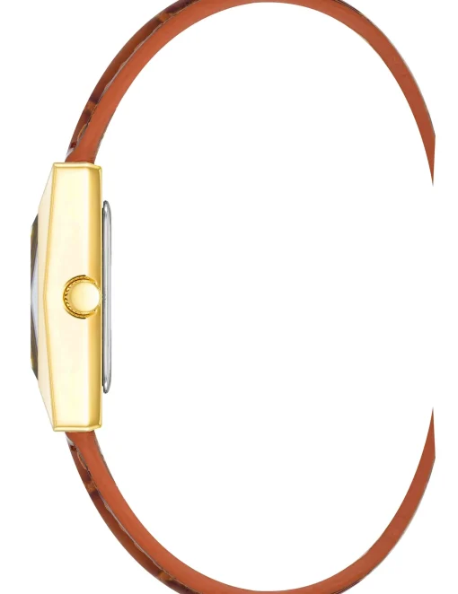 Best Anne Klein Faceted Rectangular Case Watch
