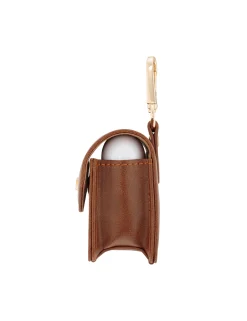 Best Sale Anne Klein Faux Leather Airpods® Case With Spring Clip- UNPUBLISH