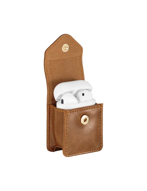 Best Sale Anne Klein Faux Leather Airpods® Case With Spring Clip- UNPUBLISH