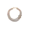 Best Anne Klein Faux Pearl Torsade Multi Row Necklace