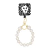 Cheap Anne Klein Faux Pearl Wrist Strap For IPhone® White/Gold-Tone