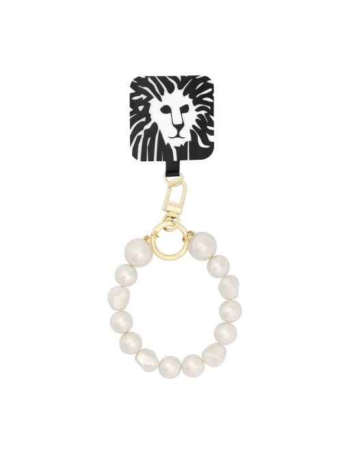 Cheap Anne Klein Faux Pearl Wrist Strap For IPhone® White/Gold-Tone