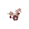 Hot Anne Klein Flower Cluster Pink Pin