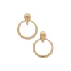 Flash Sale Anne Klein Flutted Hoop Clip Earrings