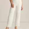 Store Anne Klein Fly Front High Rise Welt Pocket Pants Anne White