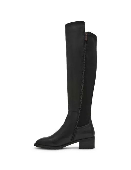 Flash Sale Anne Klein Genuine Leather Sable Boot BLACK LEATHER
