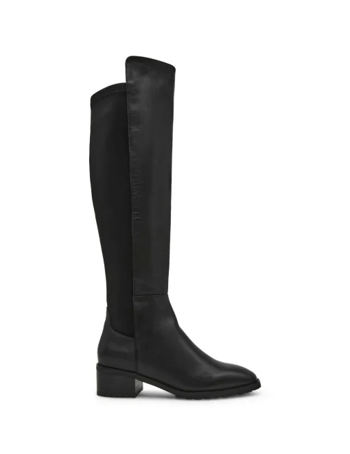 Flash Sale Anne Klein Genuine Leather Sable Boot BLACK LEATHER