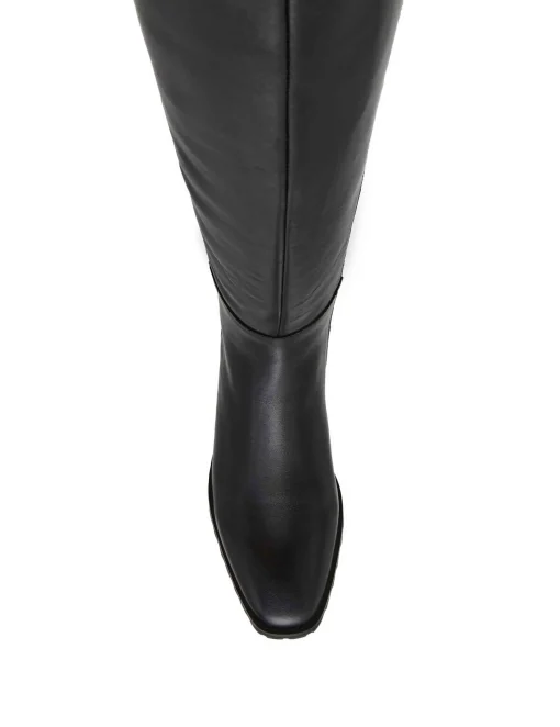 Flash Sale Anne Klein Genuine Leather Sable Boot BLACK LEATHER