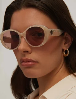 Flash Sale Anne Klein Glamorous Oval Sunglasses