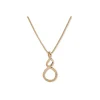 Cheap Anne Klein Gold Swirl Pendant Necklace