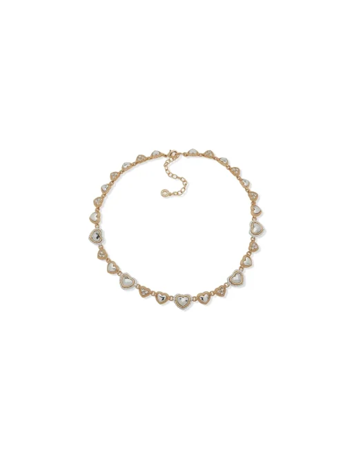 Online Anne Klein Heart Motif Collar Necklace