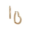 Outlet Anne Klein Heart Motif Hoop Earrings