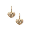Clearance Anne Klein Heart Stud With Crystals