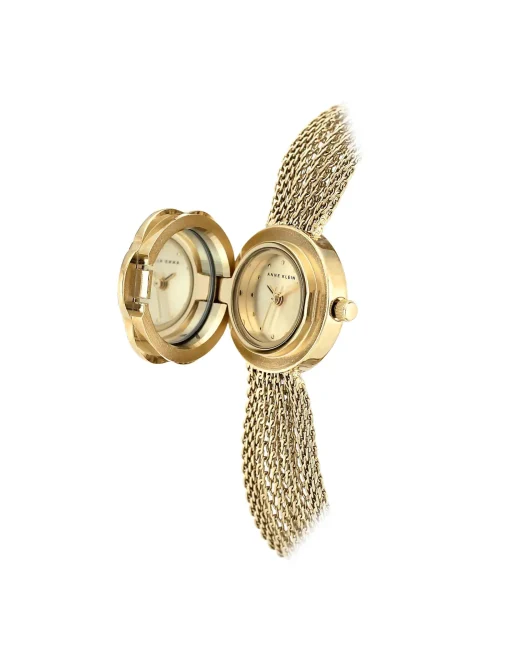 Best Sale Anne Klein Heritage Covered Dial Watch