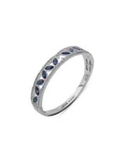 Best Sale Anne Klein Hinge Bracelet Set Sapphire In Gift Box