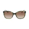 Best Sale Anne Klein Horn Classic Square Sunglasses