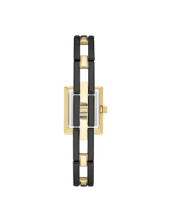 Sale Anne Klein Iconic Rectangular Case Bangle Watch