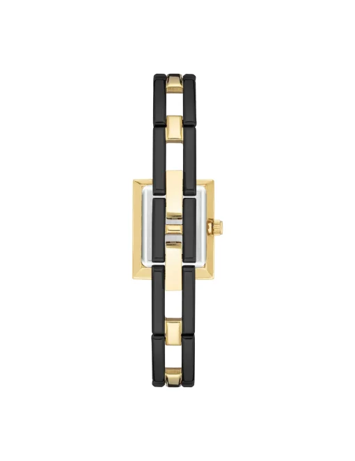 Sale Anne Klein Iconic Rectangular Case Bangle Watch