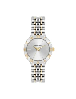 Store Anne Klein Iconic Round Roman Numeral Bezel Watch