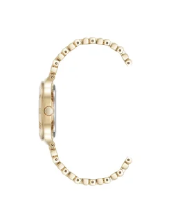 Store Anne Klein Iconic Round Roman Numeral Bezel Watch
