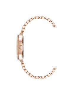 Store Anne Klein Iconic Round Roman Numeral Bezel Watch
