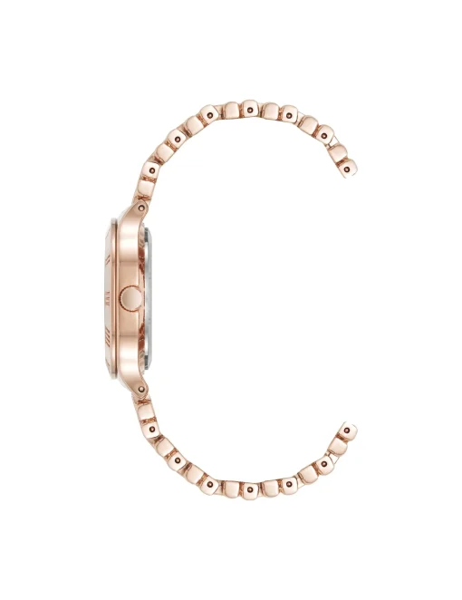 Store Anne Klein Iconic Round Roman Numeral Bezel Watch