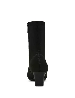 Sale Anne Klein Iga Bootie Black Knit