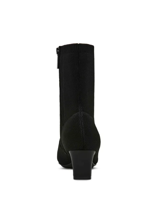 Sale Anne Klein Iga Bootie Black Knit
