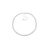 Online Anne Klein 16IN Silver CZ Collar Necklace