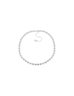 Online Anne Klein 16IN Silver CZ Collar Necklace