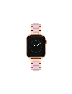 Hot Anne Klein Iridescent Resin Bracelet Band For Apple Watch® Rose Gold-Tone/Iridescent