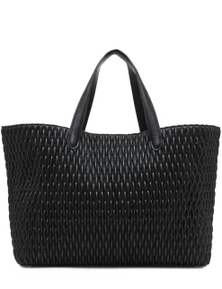 Fashion Anne Klein Large Ew Ruched Tote W/ Detachable Crossbody Strap Black