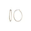 Fashion Anne Klein Large Gold-Tone Hoop Earrings