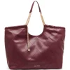 Online Anne Klein Large Stitched Quilted Tote With Chain Strap