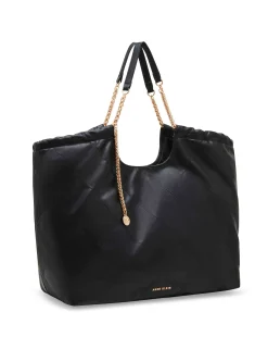 Online Anne Klein Large Stitched Quilted Tote With Chain Strap