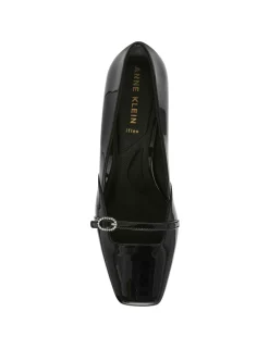 Shop Anne Klein Lexington Tailored Pump Black Patent