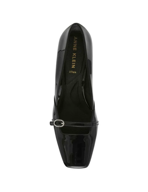 Shop Anne Klein Lexington Tailored Pump Black Patent